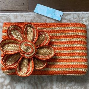 Mud Pie straw bag/clutch